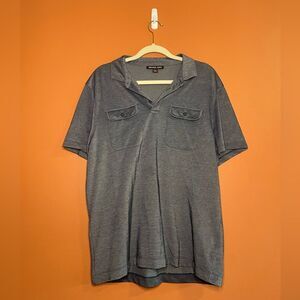 NEW Michael Kors Cotton Blend Polo Shirt Mens Size XL